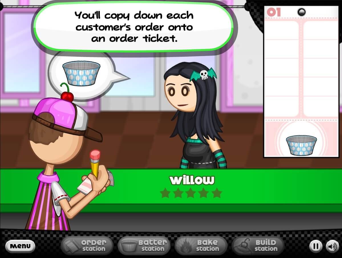 Play Papa’s Cupcakeria Game